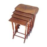 Suite of four nesting tables early twentieth century