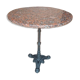 Tagle marble and cast iron bistro gueridon