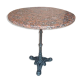 Tagle marble and cast iron bistro gueridon