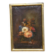 Colorful Flower Bouquet Oil on Canvas Still LIfe