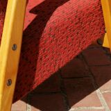 Pair of red armchairs Interier Praha