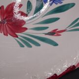 Large earthenware bowl of Moulin-des-Loups - Floral decoration - Around 1960