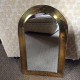 Brass mirror