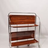 Bauhaus roll bar table chrome 1960 mid century modern design