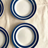 Series of 6 dessert plates