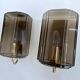Pair Vintage Limburg Glass Wall Lights