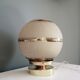 Frosted glass table lamp