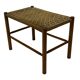 Vintage Stool Danish Papercord Rope small Stool Mid Century