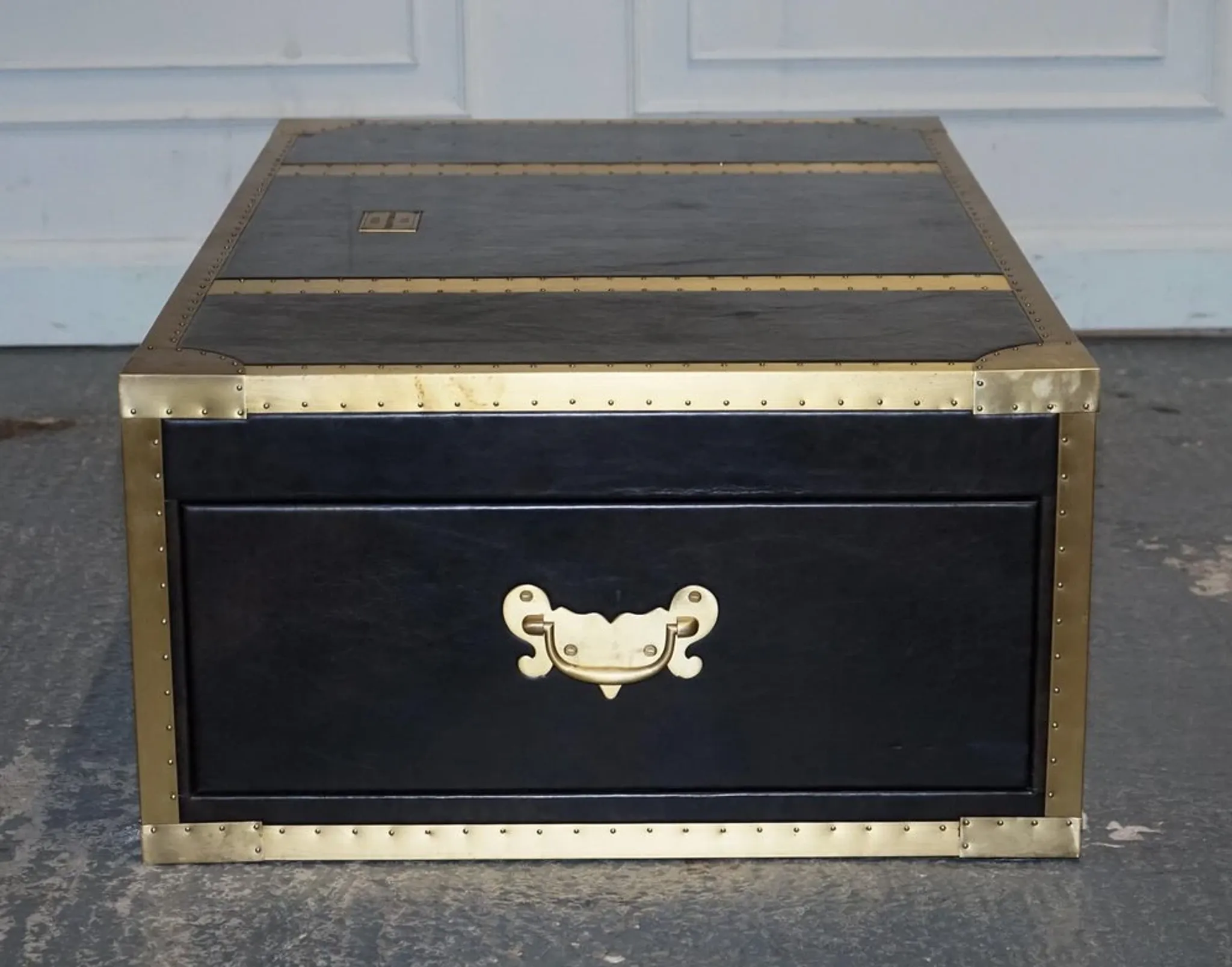Cumberland Coffee Table with Red Velvet Lining by Timothy Oulton