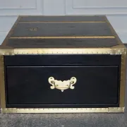 Cumberland Coffee Table with Red Velvet Lining by Timothy Oulton