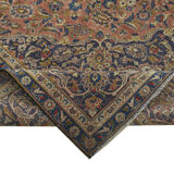 Handmade Oriental Vintage 284 cm x 388 cm Beige Wool Carpet