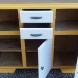 Buffet low yellow and white mado