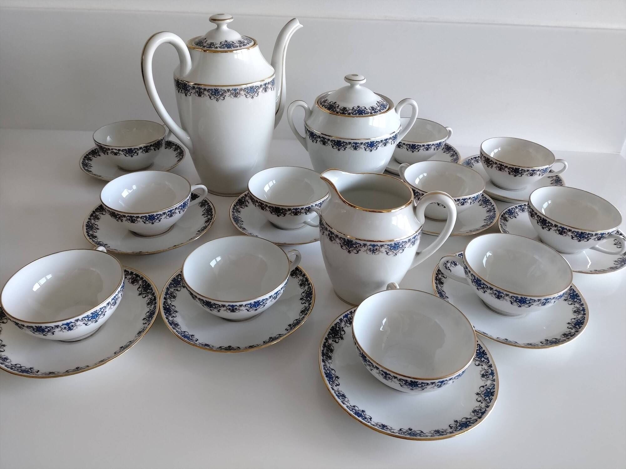 Service à thé/ café Charles Ahrenfeldt Limoges