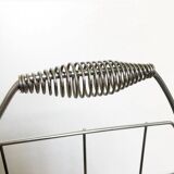 Vintage metal magazine rack