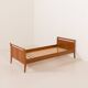 Danish mid century teak bed, 1960s