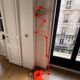 Lampadaire Jieldé, Galerie Santou - Loft Zigzag métal orange / 6 bras