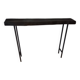 Solid wood console