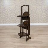 Late 20th Century Oak Flower Stand, 1950s