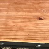 Professional style furniture, matt black raw wood chest of drawers