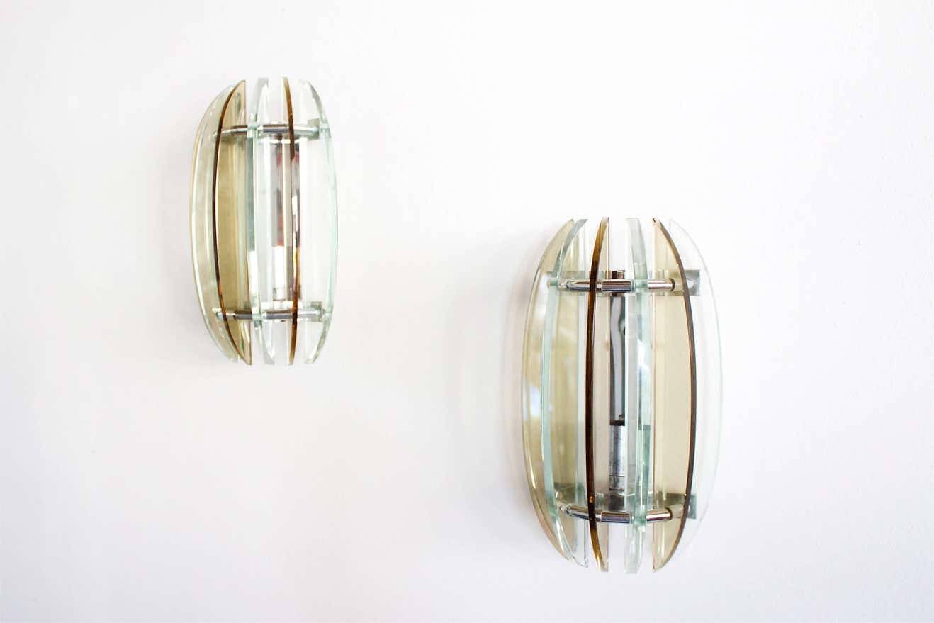 Pair of Italian Veca Sconces