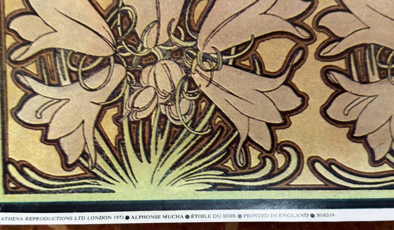 Alphonse Mucha, The Moon and the Stars 1973, 1st Edition. Pigment Archive