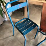 Table + two Garden Chairs Tolix