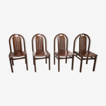 Lot de 4 chaises Baumann modèle "Argos"