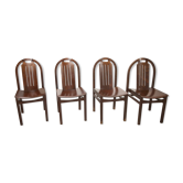 Lot of 4 chairs Baumann model "Argos"