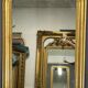 Mirror 111x80 old Louis-Philippe gilding gold leaf very good condition