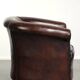 Vintage sheepskin club armchair with beautiful colours and a subtle size