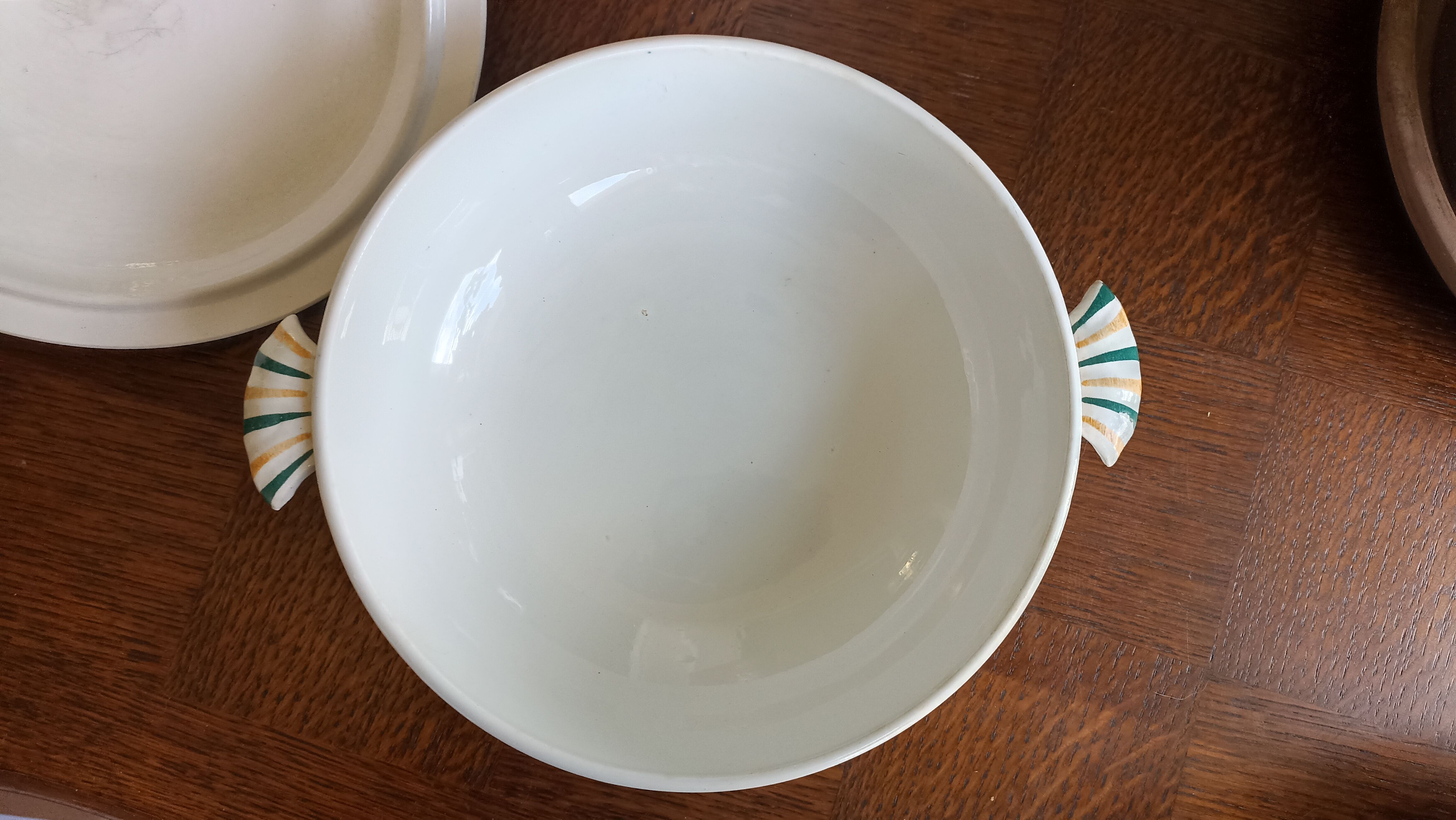 Old vegetable tree in iron earth by Saint-Amand