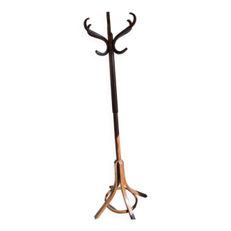 Porte manteau perroquet en bois