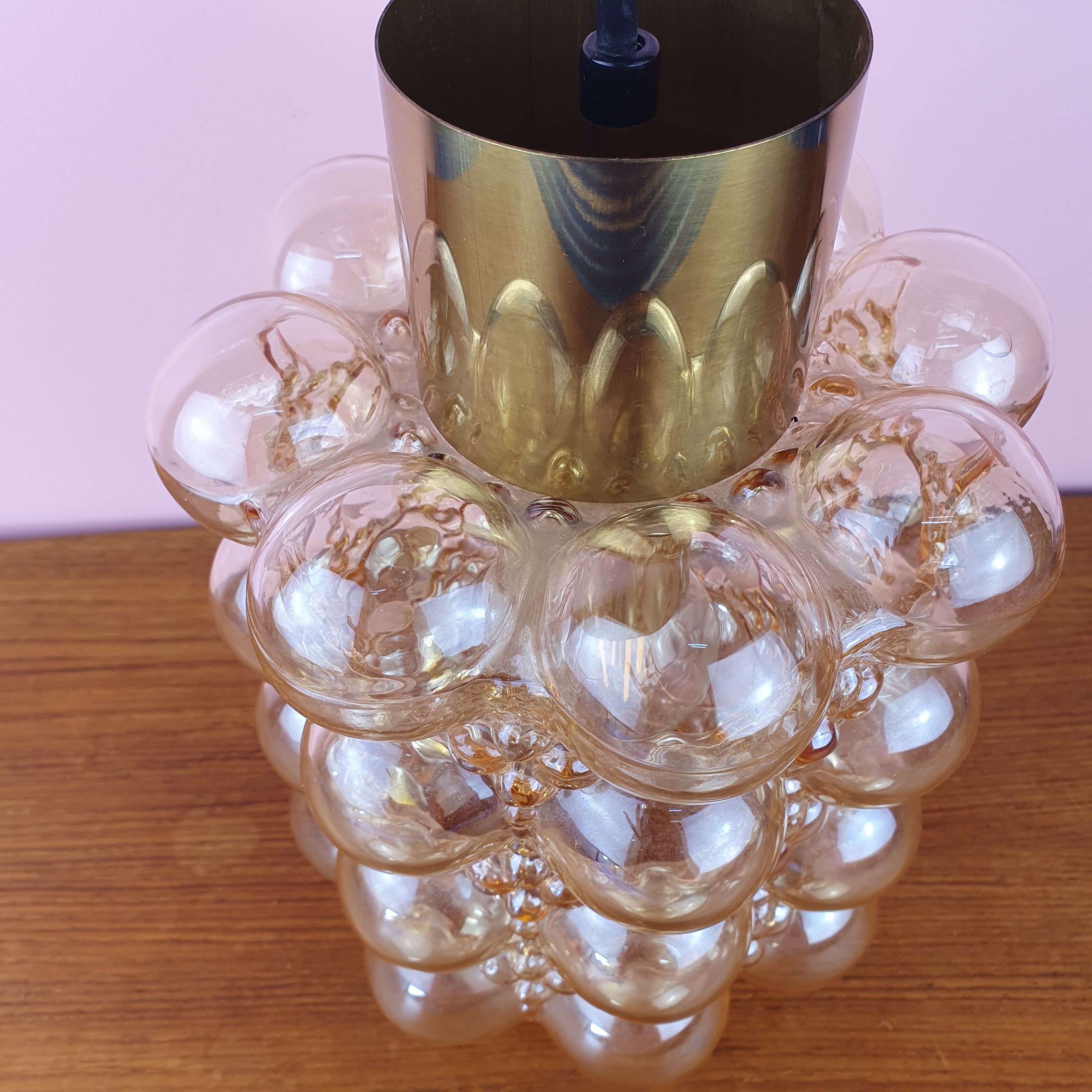 Bubble Pendant and Wall Lamps by Helena Tynell for Limburg, 1960s