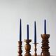 Bougeoirs scandinaves en bois