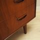 Commode en teck, design danois, années 1970, production : Danemark