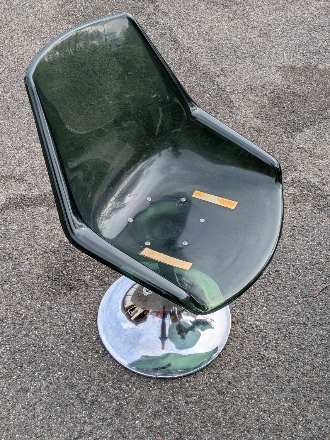 Oval dining table & 6 Gastone Rinaldi vintage chairs Roche Bobois