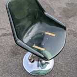 Oval dining table & 6 Gastone Rinaldi vintage chairs Roche Bobois