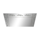 Art Deco style Venetian mirror in chiseled and engraved glass circa 1940
