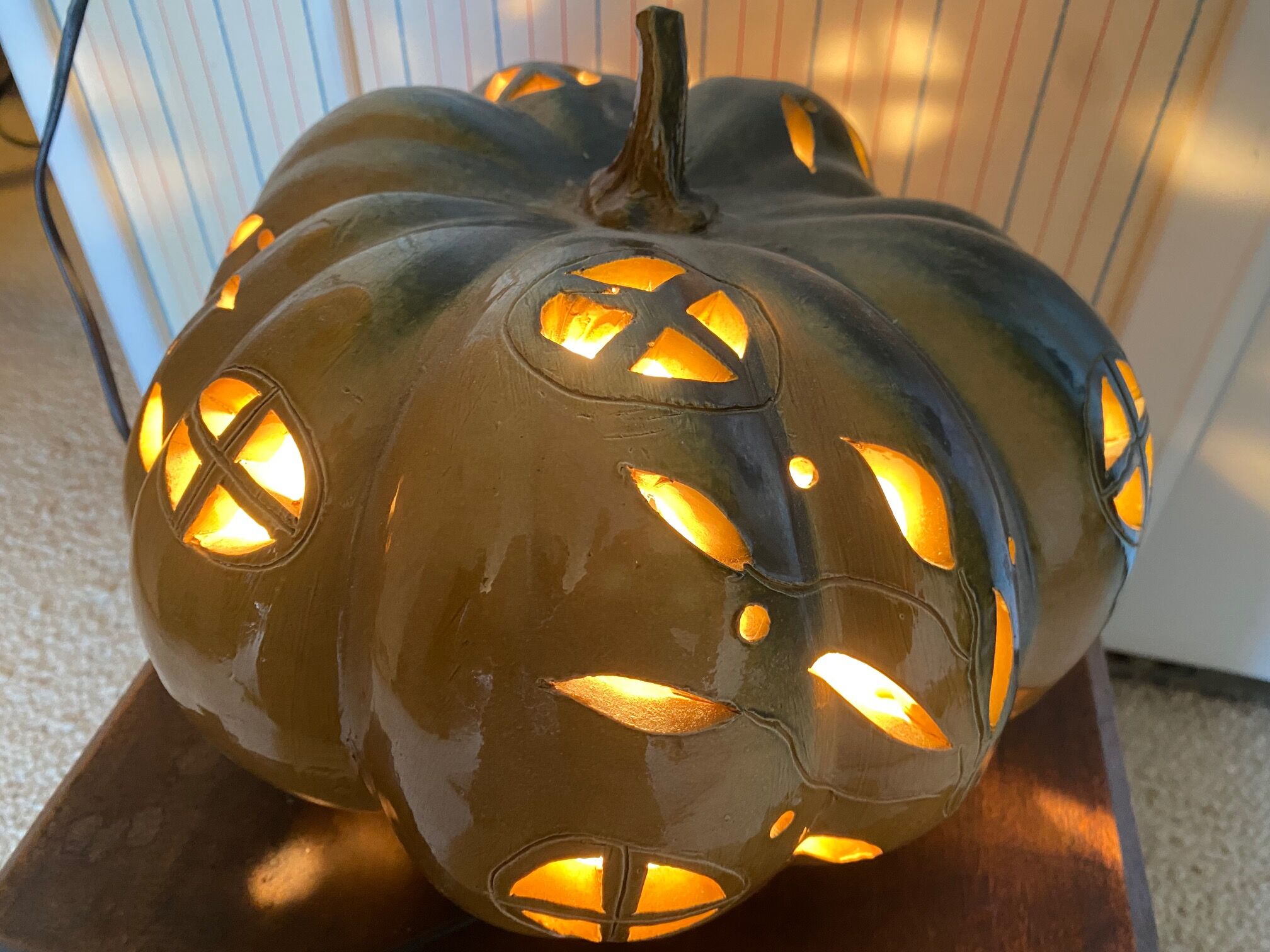 Pumpkin lamp