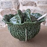 Soup tureen with slushie cabbage
