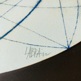 Vintage silkscreen by José Labra, signed, numbered, year 1972