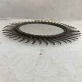 Former mirror sun contour metal vintage decoration