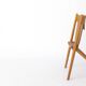 Vintage Hiller Folding Chair | German Beech Wood Chair | 1970s