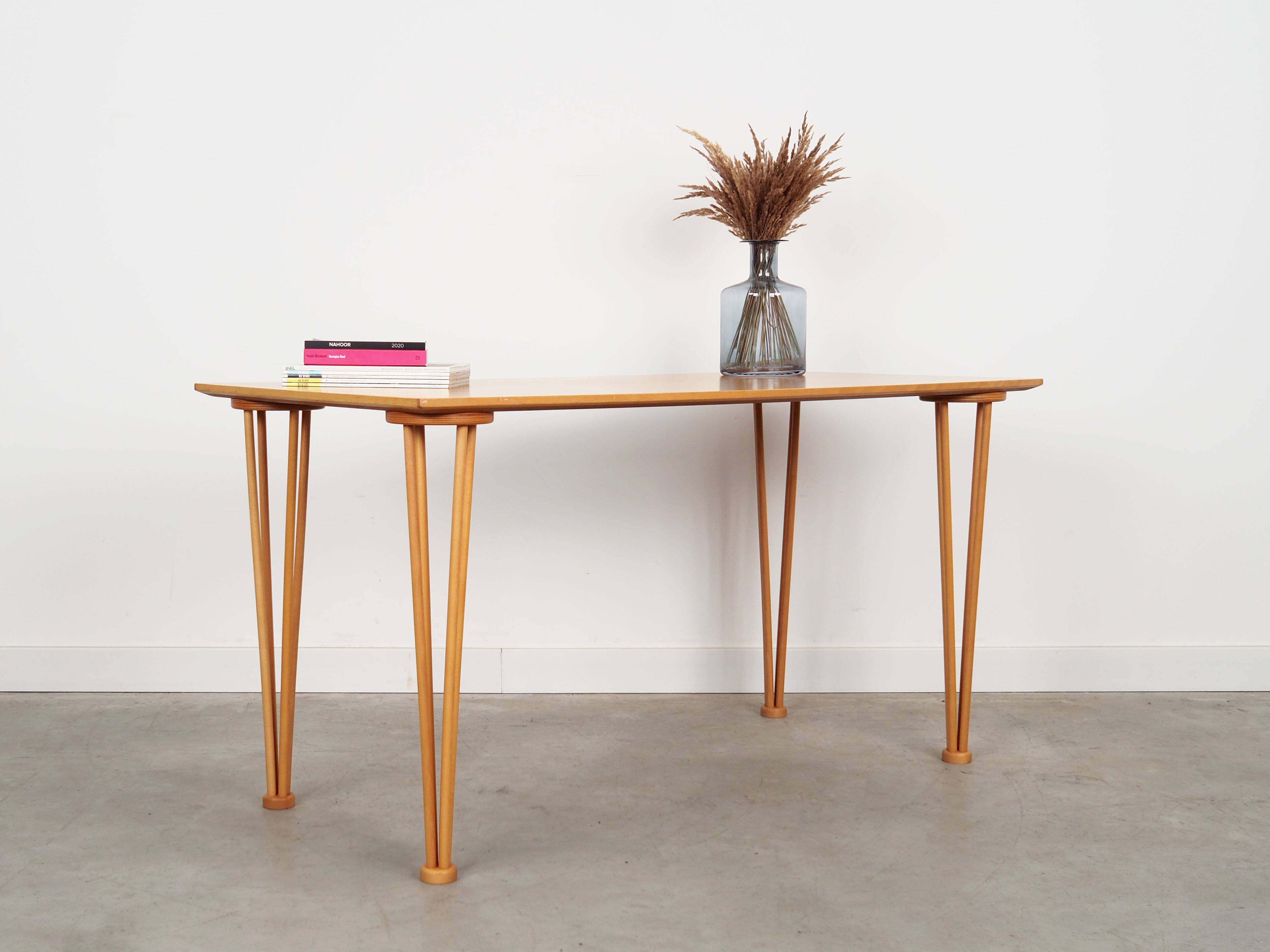 Ash table, Danish design, 1970s, production: Denmark