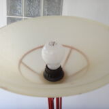 Lampadaire design italie 180cm tubulaire rouge