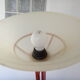 Design lamp italy 180cm red tubular Red floor Lamp designer light italy 1970