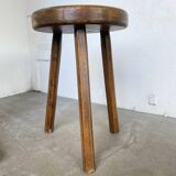Oak tripod stool