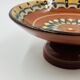 Ceramic footed bowl from Troyan, Bulgaria.