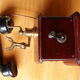 Ericsson antique telephone in wood and bakelite