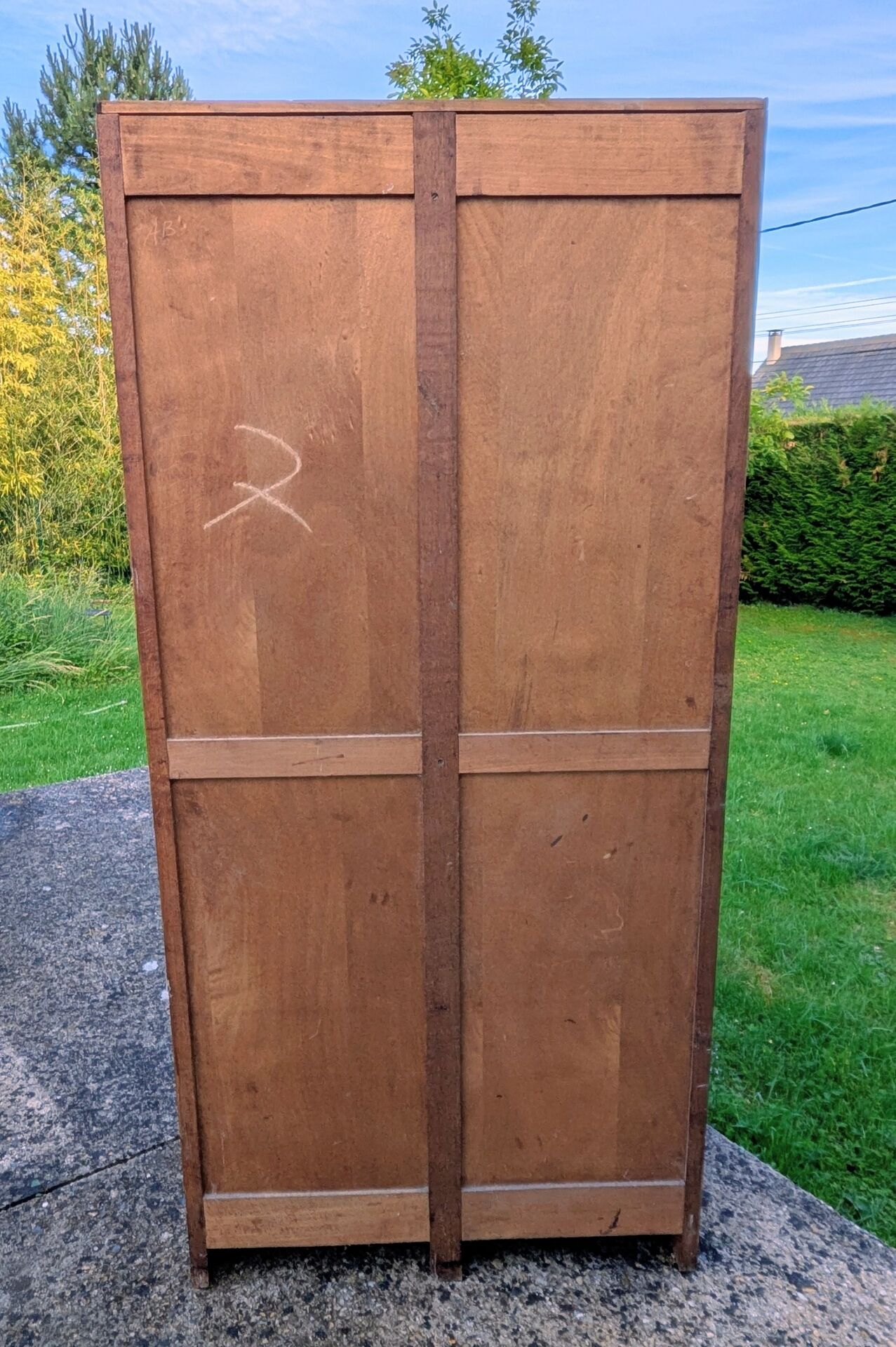 classeur double de bureau en chêne à rideaux Meuble 30 60